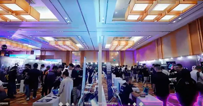 Web3 Gaming Summit 2023, salón de exposición por ABGA y DEGAME